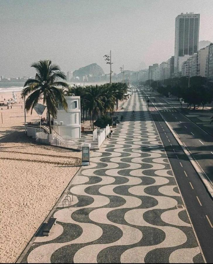 Flat Copacabana Pe Na Areia Rio de Janeiro Dış mekan fotoğraf