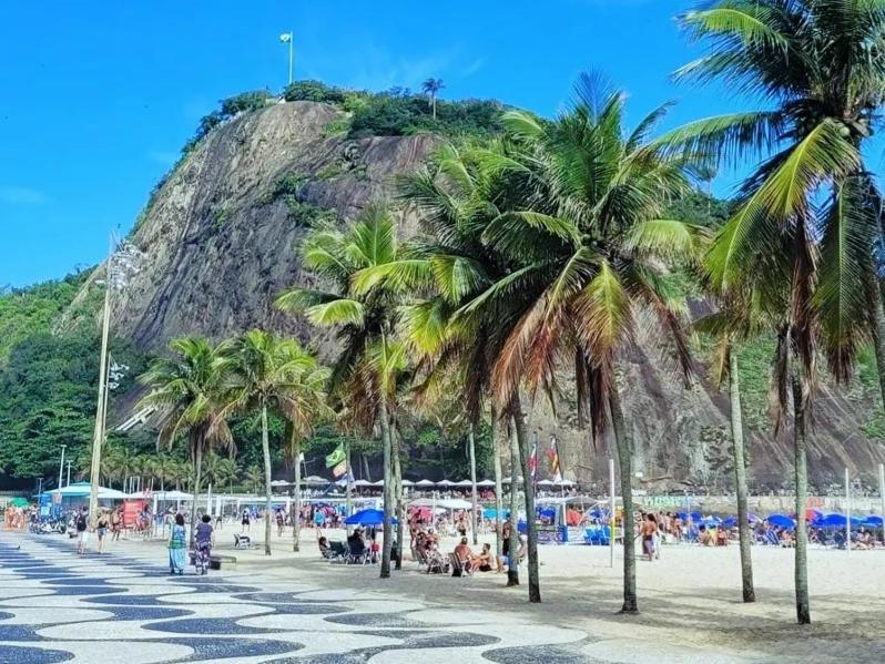Flat Copacabana Pe Na Areia Rio de Janeiro Dış mekan fotoğraf