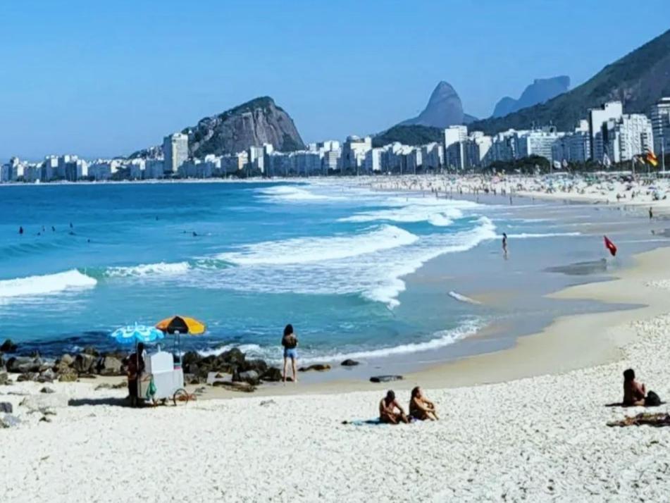 Flat Copacabana Pe Na Areia Rio de Janeiro Dış mekan fotoğraf