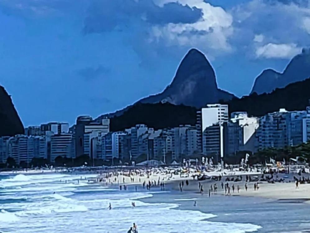 Flat Copacabana Pe Na Areia Rio de Janeiro Dış mekan fotoğraf